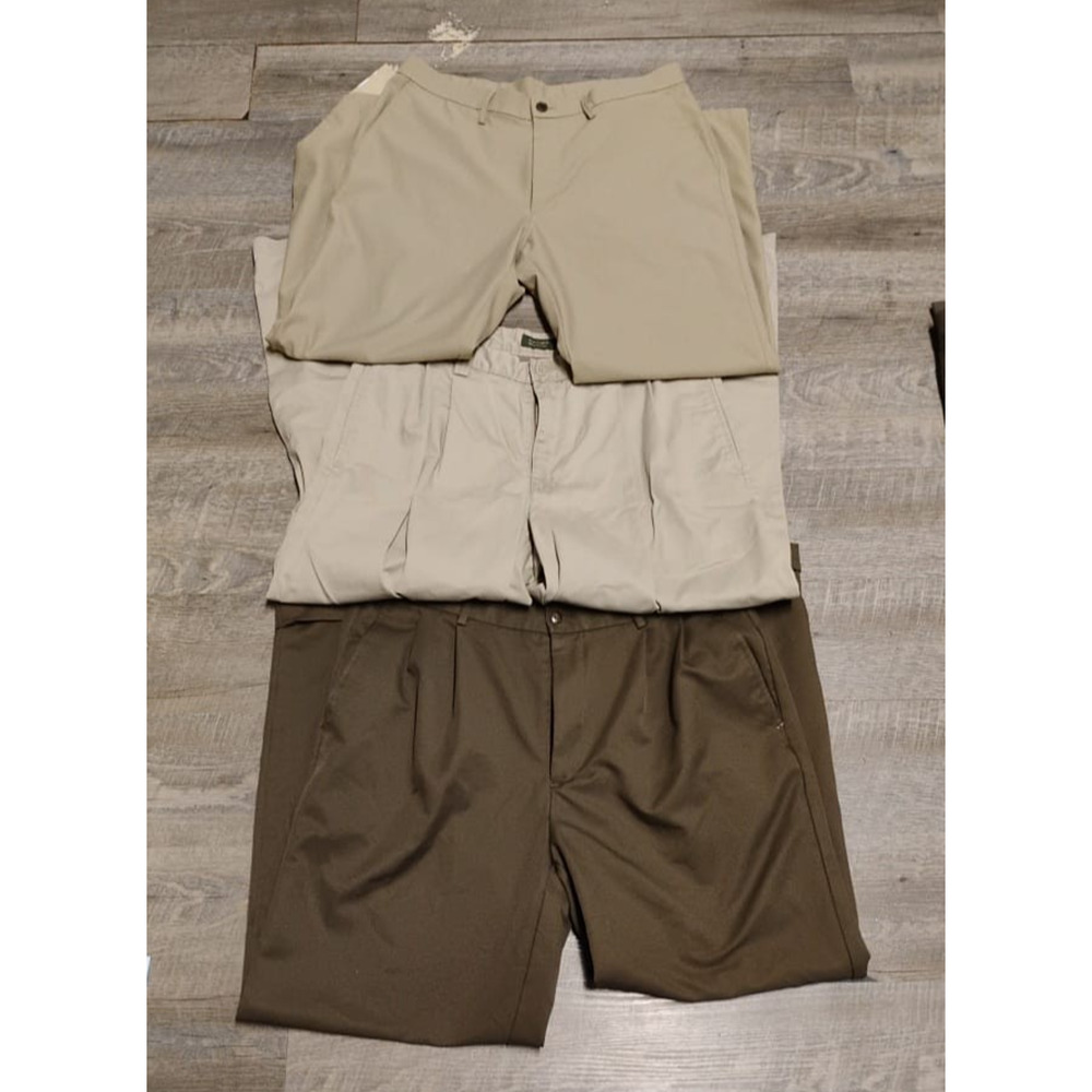 lot of 3 Dockers, Haggar, VanHeusen Men's Pants Sz 36X30 flat front multicolor - Picture 5 of 5